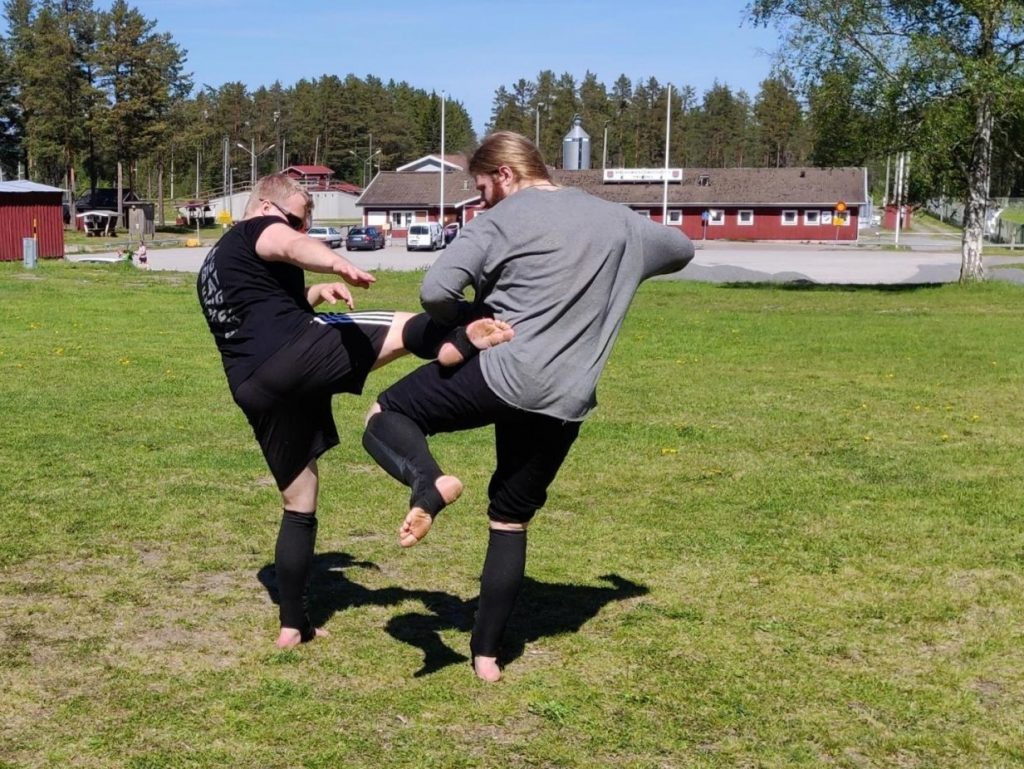 NRM martial arts training kicking, Nest 4, Sweden