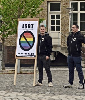 "No to LGBT Propaganda" action, Hobro, Denmark
