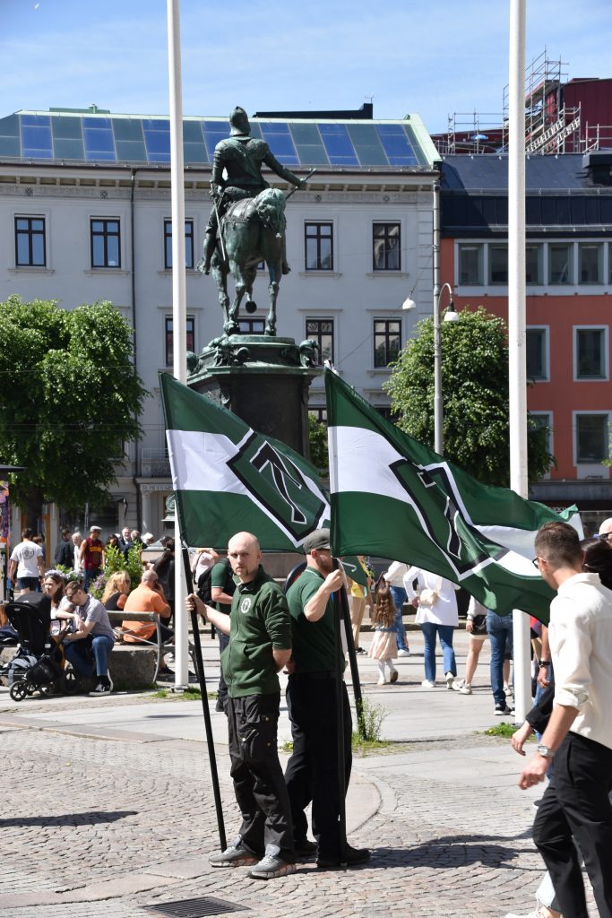 Nordic Resistance Movement Gothenburg activism, Sweden