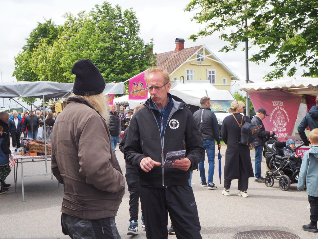 NRM public activity in Örkelljunga, Sweden