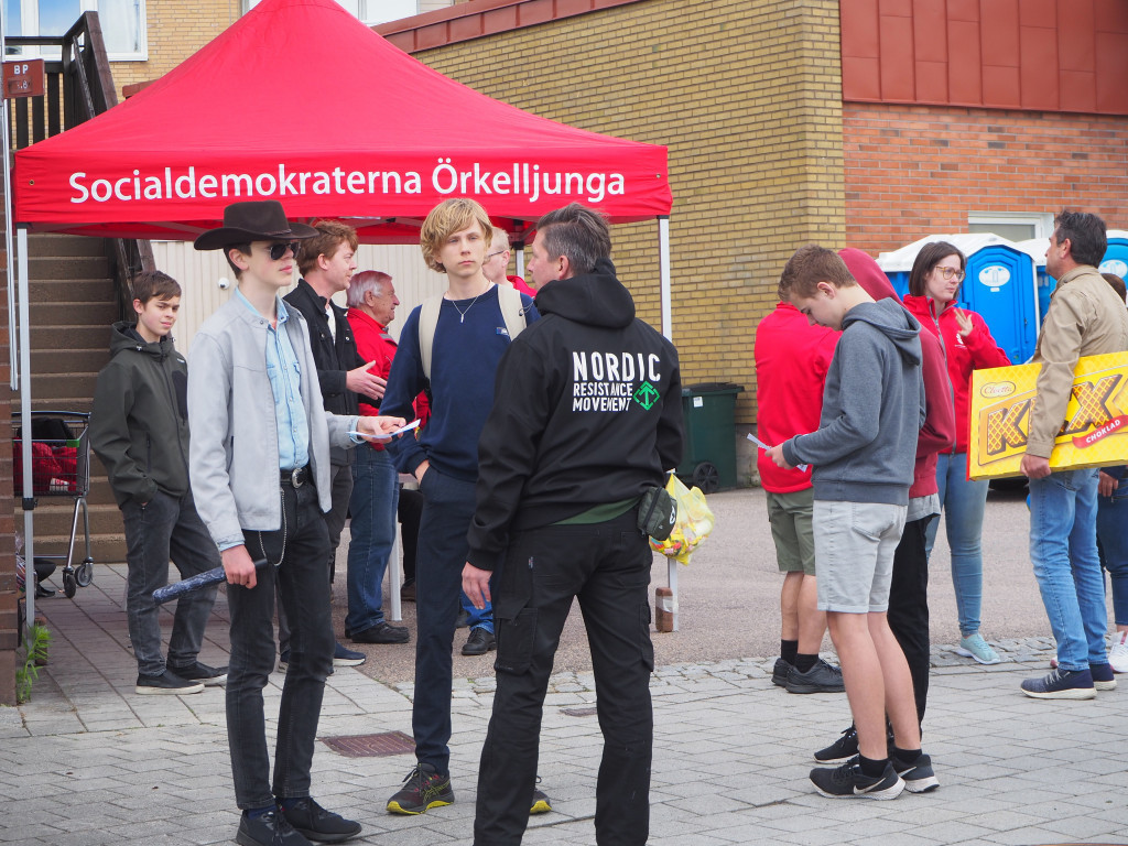 NRM public activity in Örkelljunga, Sweden
