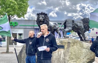 Nordic Resistance Movement activism Örkelljunga, Sweden