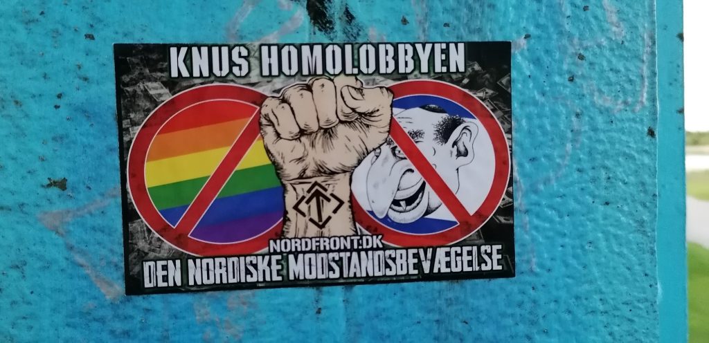 NRM homo lobby sticker