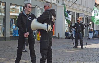 Nordic Resistance Movement public activity, Aarhus, Denmark