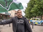 Martin Saxlind, Nordic Resistance Movement public activity in Skellefteå, Sweden