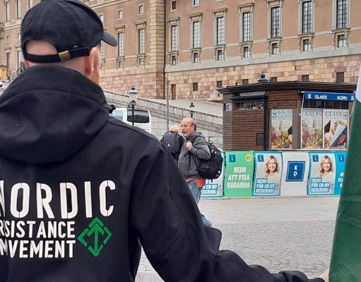 Nordic Resistance Movement "Throw Out the Traitors" action, Stockholm