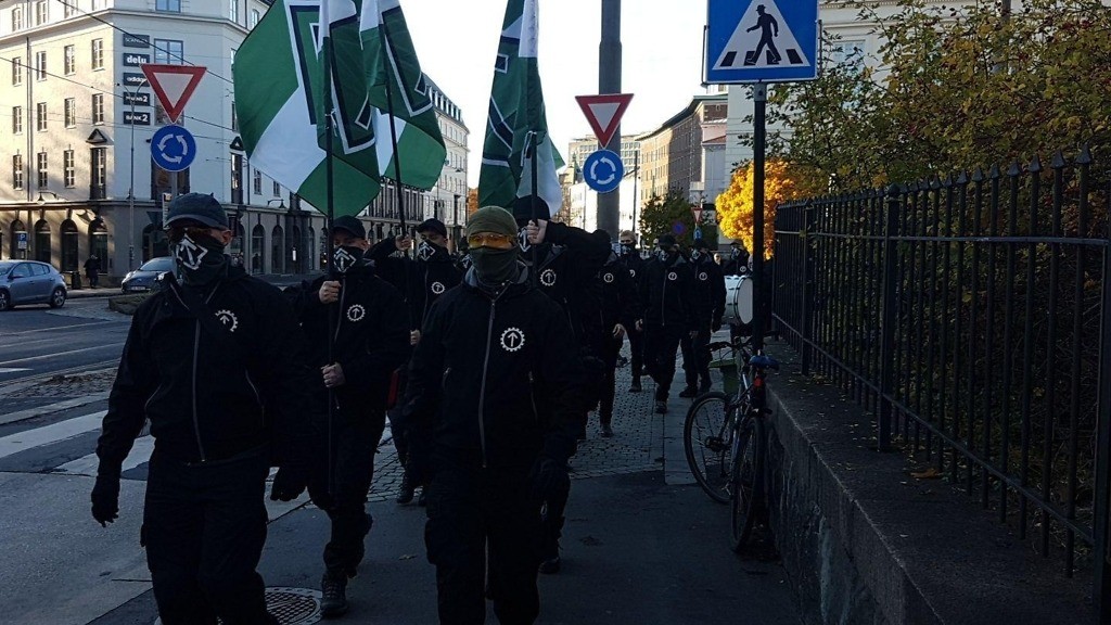Nordic Resistance Movement Oslo demonstration march