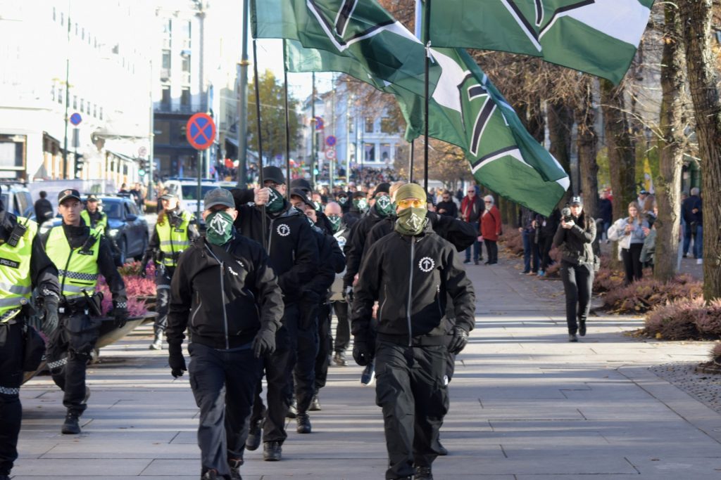 Nordic Resistance Movement Oslo demonstration