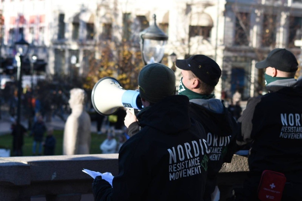Nordic Resistance Movement Oslo demonstration speech