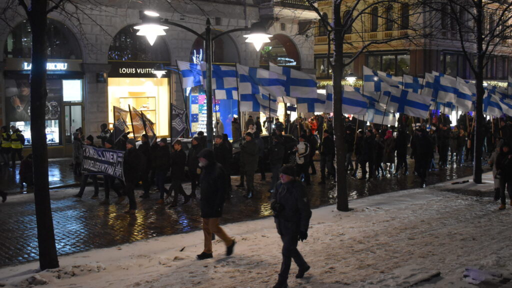 6/12 Finland Independence Day memorial march, Helsinki