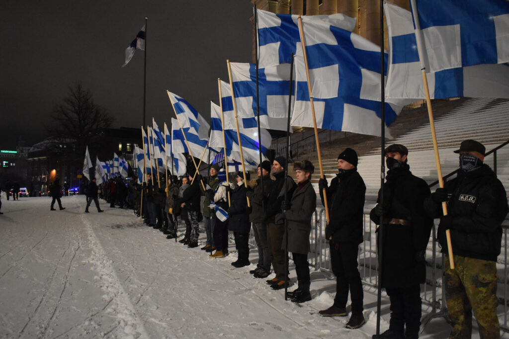 6/12 Finland Independence Day memorial demonstration, Helsinki