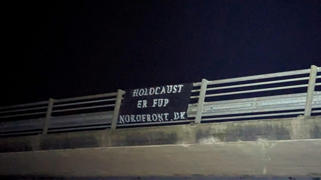 Nordic Resistance Movement "The holocaust is a hoax" activism, Denmark