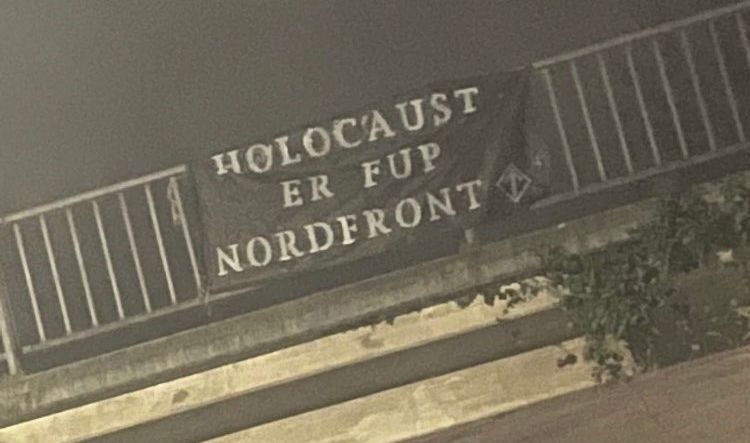 Nordic Resistance Movement "The holocaust is a hoax" activism, Denmark