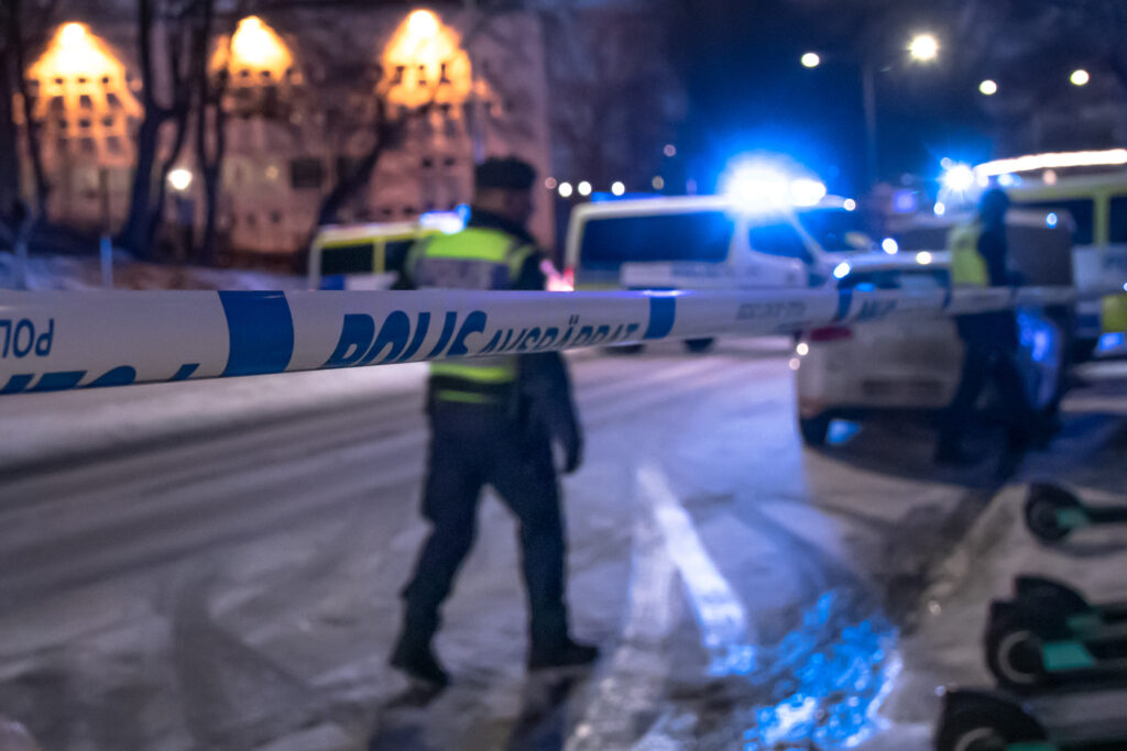 Police, Turkish embassy, Stockholm
