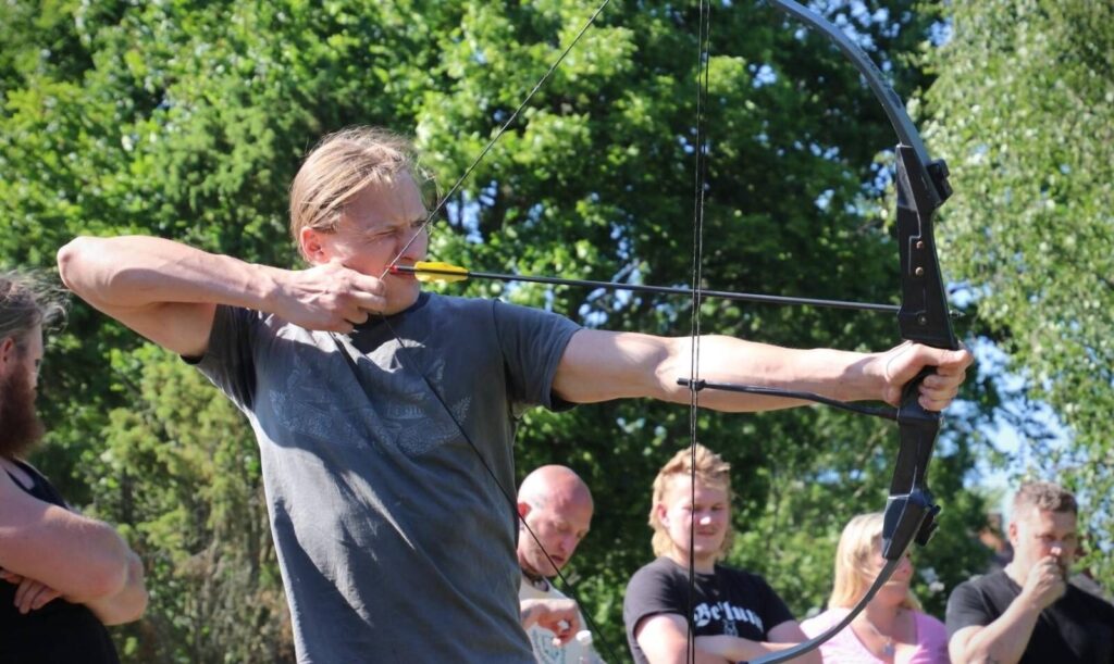 Nordic Resistance Movement Midsummer celebration Nest 2 archery
