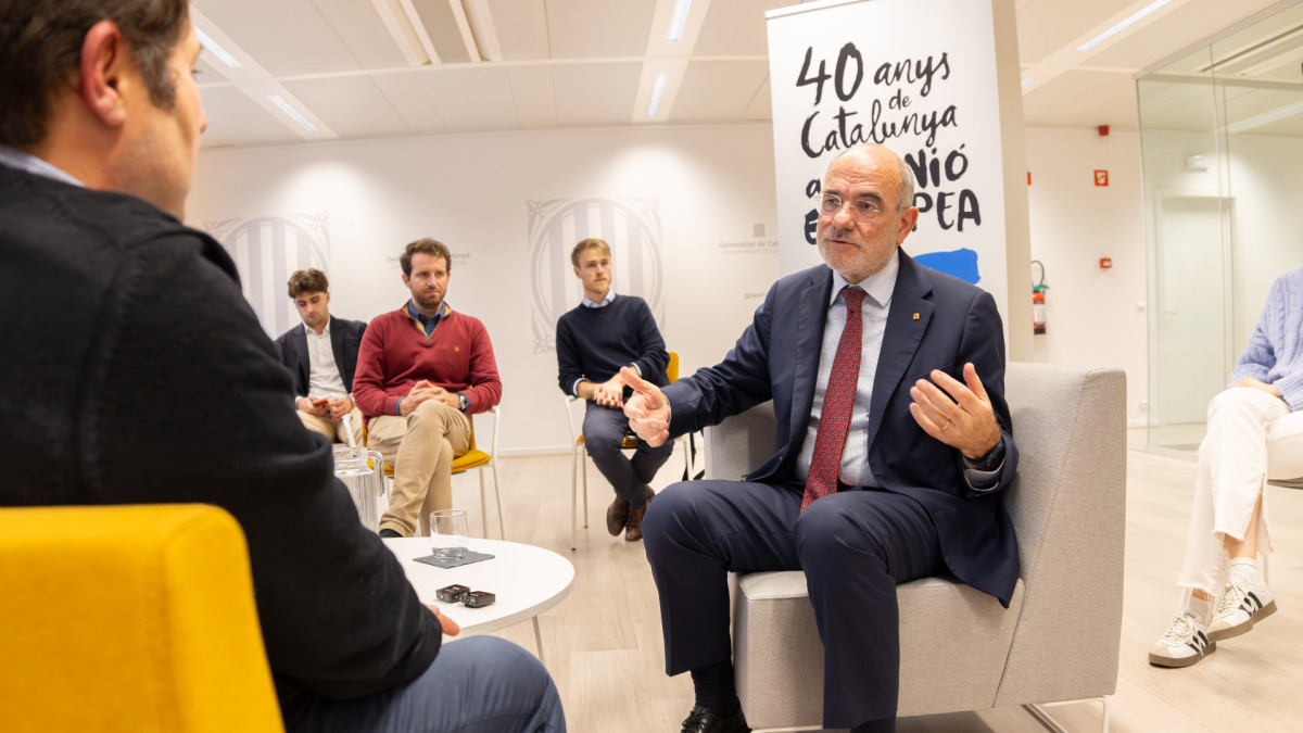 The Catalan Government’s European Union and Foreign Action Minister Jaume Duch talks with Agenda Pública’s director and editor, Marc López Plana.